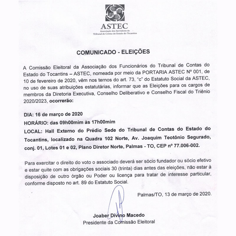 comunicado eleicao 2 001